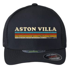 Retro Stripe Aston Villa Flexfit Unipanel Trucker Cap