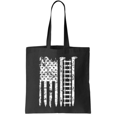 Railroad Spike American Flag Train Gift For Railway Workers Bag