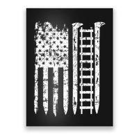 Railroad Spike American Flag Train Gift For Railway Workers Poster