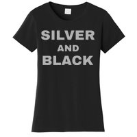 Raiders Silver And Black Jersey Women's T-Shirt