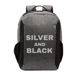 Raiders Silver And Black Jersey Vector Backpack