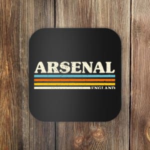 Retro Stripe Arsenal Coaster