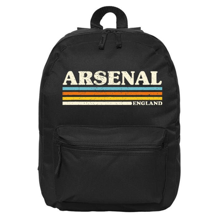 Retro Stripe Arsenal 16 in Basic Backpack