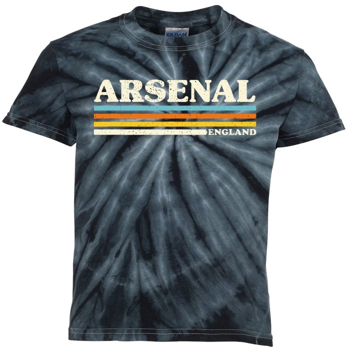 Retro Stripe Arsenal Kids Tie-Dye T-Shirt