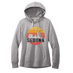 Retro Sedona Arizona Family Vacation Red Rocks Gift Premium Women's Fleece Hoodie