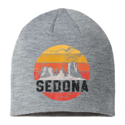 Retro Sedona Arizona Family Vacation Red Rocks Gift Premium Sustainable Beanie