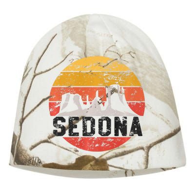 Retro Sedona Arizona Family Vacation Red Rocks Gift Premium Kati - Camo Knit Beanie