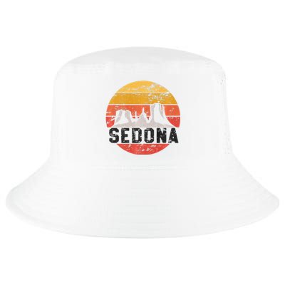 Retro Sedona Arizona Family Vacation Red Rocks Gift Premium Cool Comfort Performance Bucket Hat