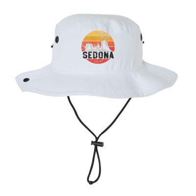 Retro Sedona Arizona Family Vacation Red Rocks Gift Premium Legacy Cool Fit Booney Bucket Hat