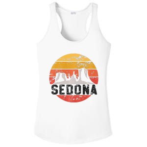 Retro Sedona Arizona Family Vacation Red Rocks Gift Premium Ladies PosiCharge Competitor Racerback Tank