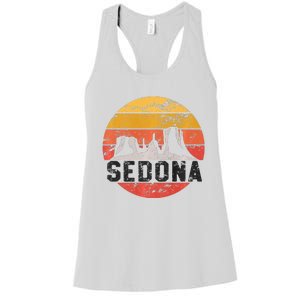 Retro Sedona Arizona Family Vacation Red Rocks Gift Premium Women's Racerback Tank