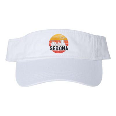 Retro Sedona Arizona Family Vacation Red Rocks Gift Premium Valucap Bio-Washed Visor