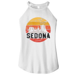 Retro Sedona Arizona Family Vacation Red Rocks Gift Premium Women's Perfect Tri Rocker Tank