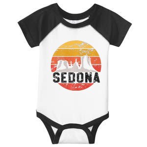 Retro Sedona Arizona Family Vacation Red Rocks Gift Premium Infant Baby Jersey Bodysuit