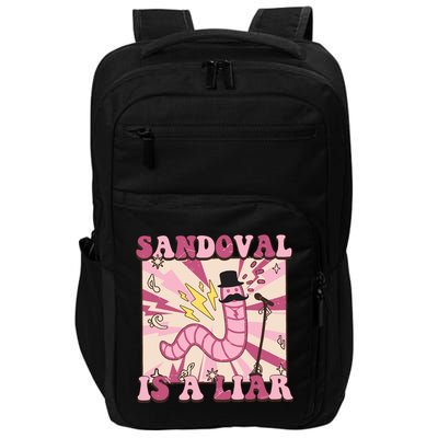 Retro Sandovals A Liar Worm With A Mustache Impact Tech Backpack