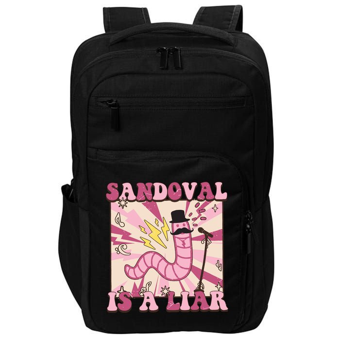 Retro Sandovals A Liar Worm With A Mustache Impact Tech Backpack