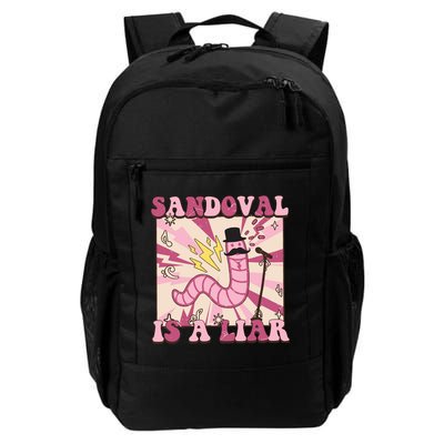 Retro Sandovals A Liar Worm With A Mustache Backpack