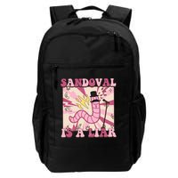 Retro Sandovals A Liar Worm With A Mustache Backpack
