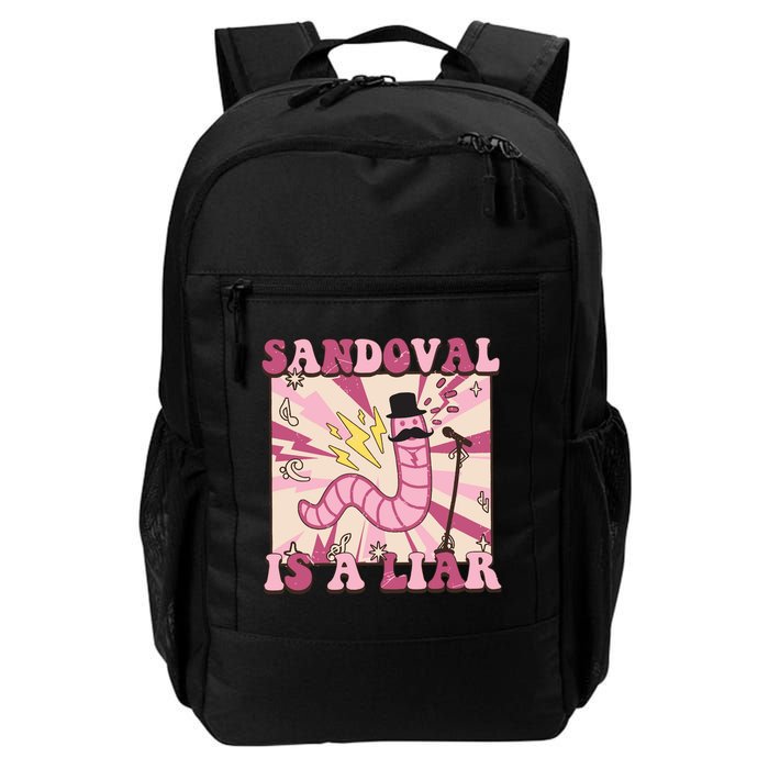 Retro Sandovals A Liar Worm With A Mustache Backpack