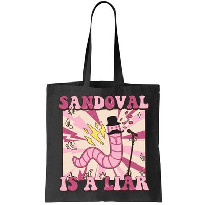 Retro Sandovals A Liar Worm With A Mustache Bag