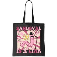 Retro Sandovals A Liar Worm With A Mustache Bag