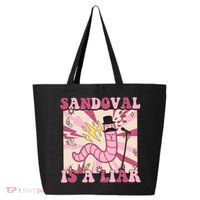 Retro Sandovals A Liar Worm With A Mustache 25L Jumbo Tote