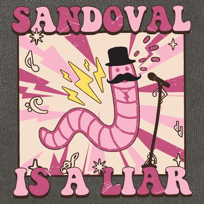 Retro Sandovals A Liar Worm With A Mustache Cotton Canvas Backpack