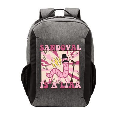 Retro Sandovals A Liar Worm With A Mustache Vector Backpack