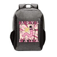 Retro Sandovals A Liar Worm With A Mustache Vector Backpack