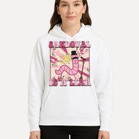 Retro Sandovals A Liar Worm With A Mustache Hoodie