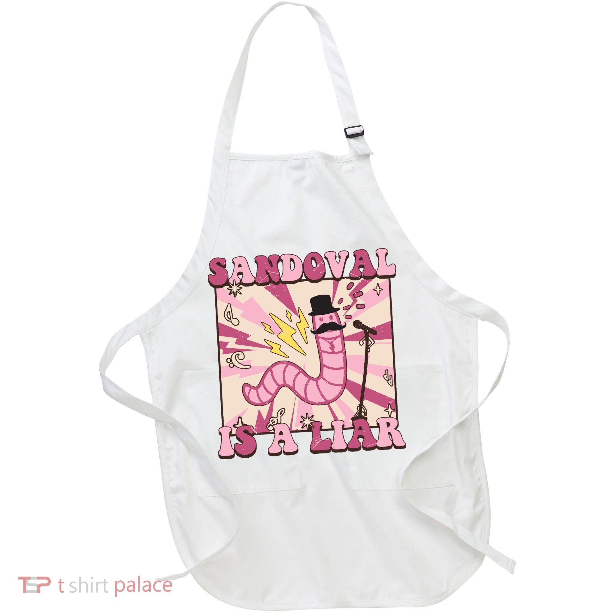 Retro Sandovals A Liar Worm With A Mustache Apron