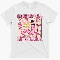 Retro Sandovals A Liar Worm With A Mustache T-Shirt