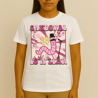 Retro Sandovals A Liar Worm With A Mustache T-Shirt