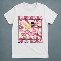 Retro Sandovals A Liar Worm With A Mustache T-Shirt