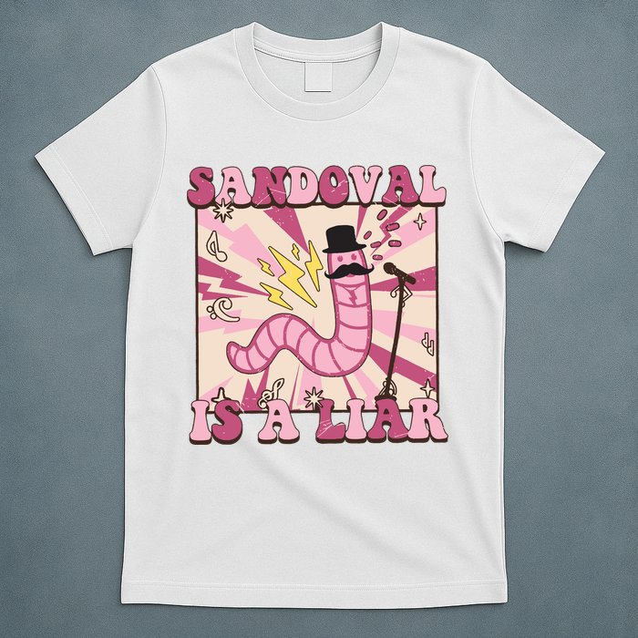 Retro Sandovals A Liar Worm With A Mustache T-Shirt