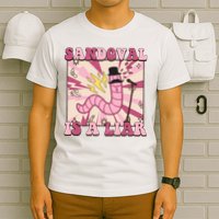 Retro Sandovals A Liar Worm With A Mustache T-Shirt