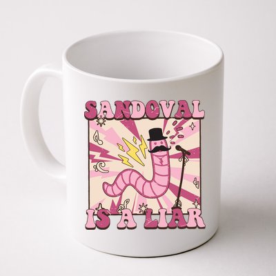 Retro Sandovals A Liar Worm With A Mustache Mug