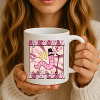 Retro Sandovals A Liar Worm With A Mustache Mug