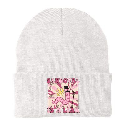 Retro Sandovals A Liar Worm With A Mustache Beanie