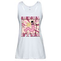 Retro Sandovals A Liar Worm With A Mustache Ladies Essential Flowy Tank