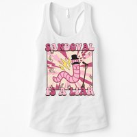 Retro Sandovals A Liar Worm With A Mustache Womens Tank Top