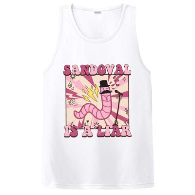 Retro Sandovals A Liar Worm With A Mustache PosiCharge Competitor Tank