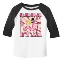 Retro Sandovals A Liar Worm With A Mustache Toddler Fine Jersey T-Shirt