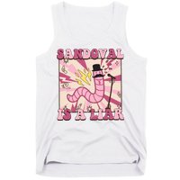 Retro Sandovals A Liar Worm With A Mustache Tank Top