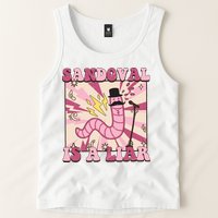 Retro Sandovals A Liar Worm With A Mustache Tank Top