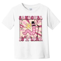 Retro Sandovals A Liar Worm With A Mustache Toddler T-Shirt