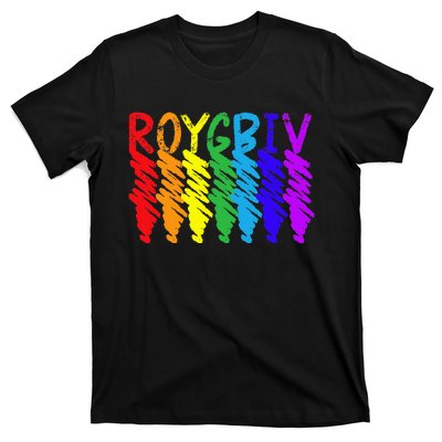 Roygbiv Sketchy Art Teacher Artist Painter Painting T-Shirt