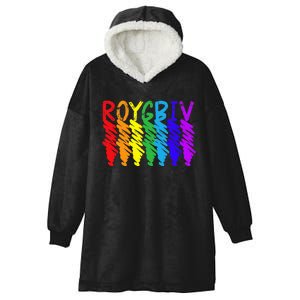 Roygbiv Sketchy Art Teacher Artist Painter Painting Hooded Wearable Blanket