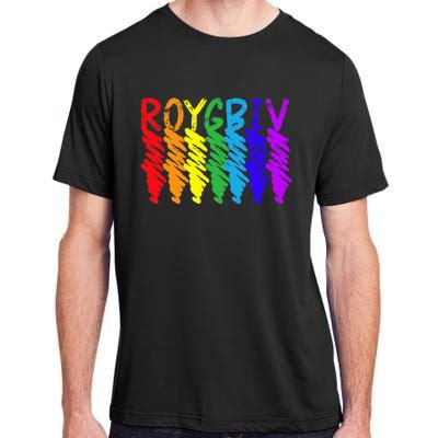 Roygbiv Sketchy Art Teacher Artist Painter Painting Adult ChromaSoft Performance T-Shirt