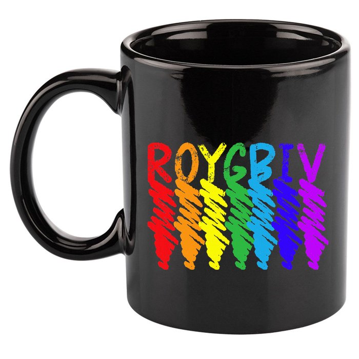 Roygbiv Sketchy Art Teacher Artist Painter Painting 11oz C Handle Ceramic Mug